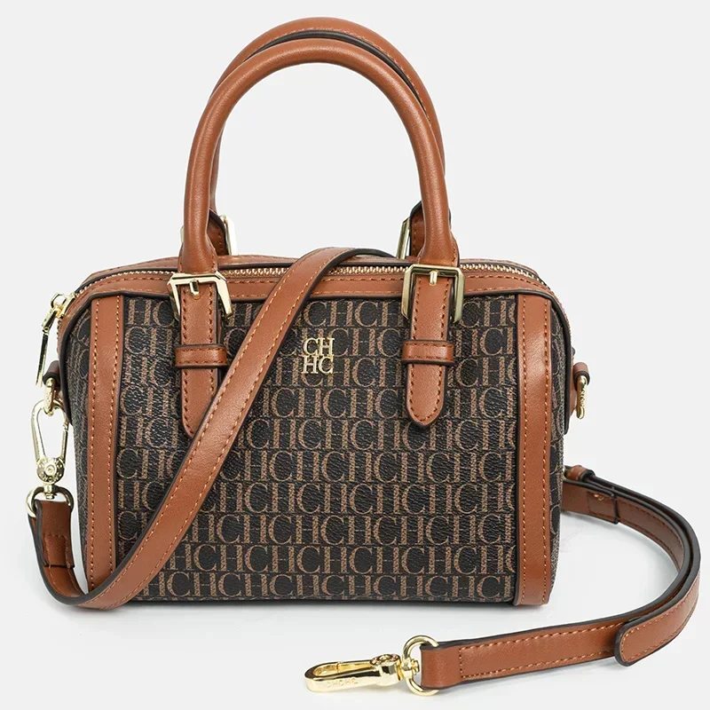 CH Women Boston Bag Luxury Monogram Print Classic Pillow Shape Crossbody Bag Top Handle Metal Hardware Daily Commute Casual
CH Women Boston Bag Luxury Monogram Print Classic Pillow Shape Crossbody Bag Top Handle Metal Hardware Daily Commute Casual