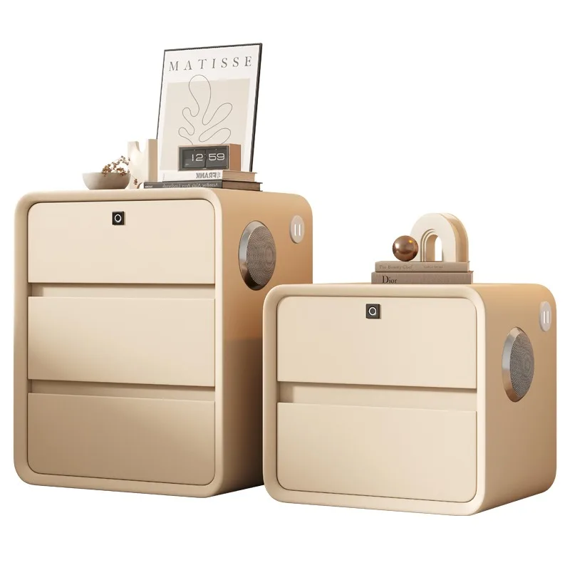 Cream Wind Smart Bedside Table Modern Simple All Solid Wood Bedroom Light Luxury Premium Sense Super Narrow Small Multifunctiona
Cream Wind Smart Bedside Table Modern Simple All Solid Wood Bedroom Light Luxury Premium Sense Super Narrow Small Multifunctiona