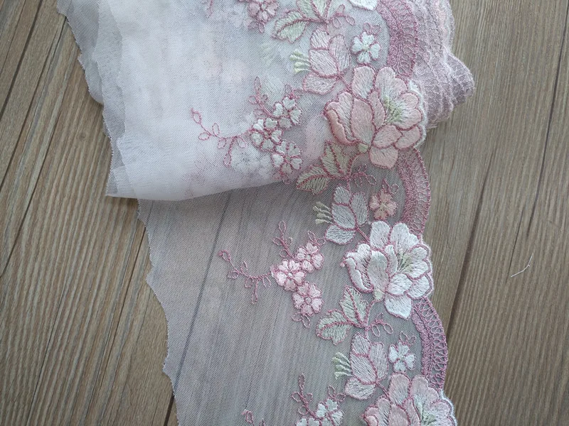 15Yards Pink Embroidery Lace Trim Clothing Accessories Dress Sewing Applique Costume Floral Lace Fabrics
15Yards Pink Embroidery Lace Trim Clothing Accessories Dress Sewing Applique Costume Floral Lace Fabrics