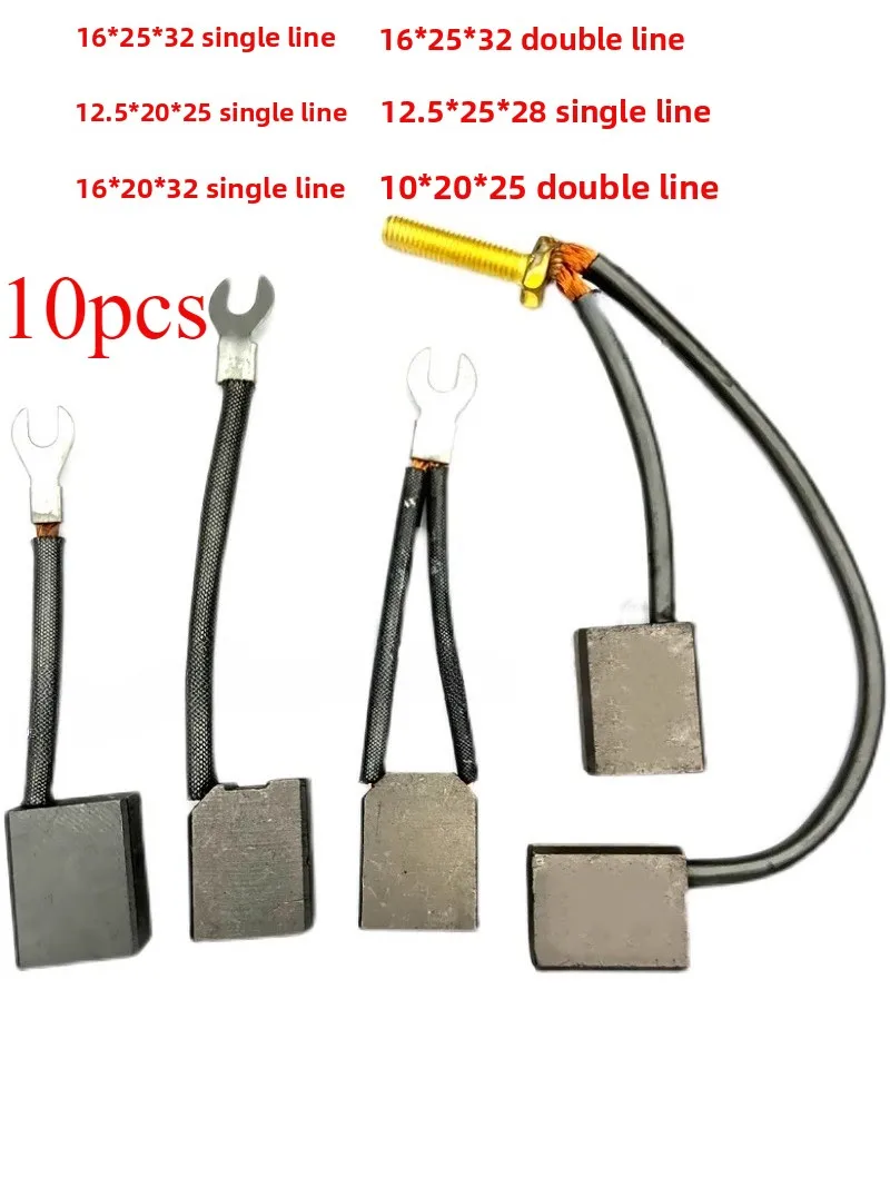 10Pcs forklift carbon brush J201 10/12.5/16 20X25X32MM forklift brush, Changyin motor carbon brush
10Pcs forklift carbon brush J201 10/12.5/16 20X25X32MM forklift brush, Changyin motor carbon brush