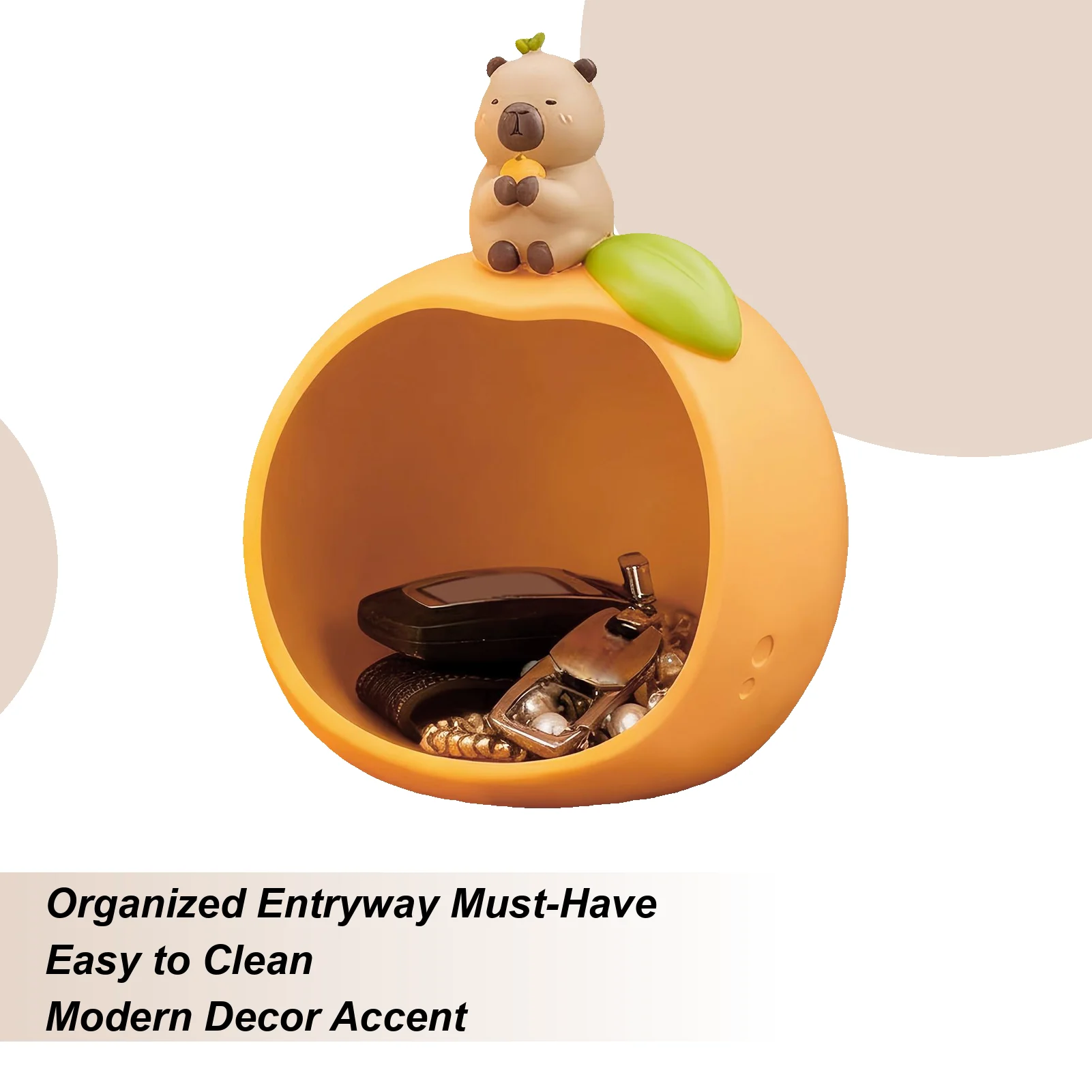 Поднос для ключей для прихожей, милое кольцо с капибарой, часы, блюдо, держатель для ключей, поднос для прикроватной тумбочки, туалетный столик, ванная комната, спальня, дом
Поднос для ключей для прихожей, милое кольцо с капибарой, часы, блюдо, держатель для ключей, поднос для прикроватной тумбочки, туалетный столик, ванная комната, спальня, дом