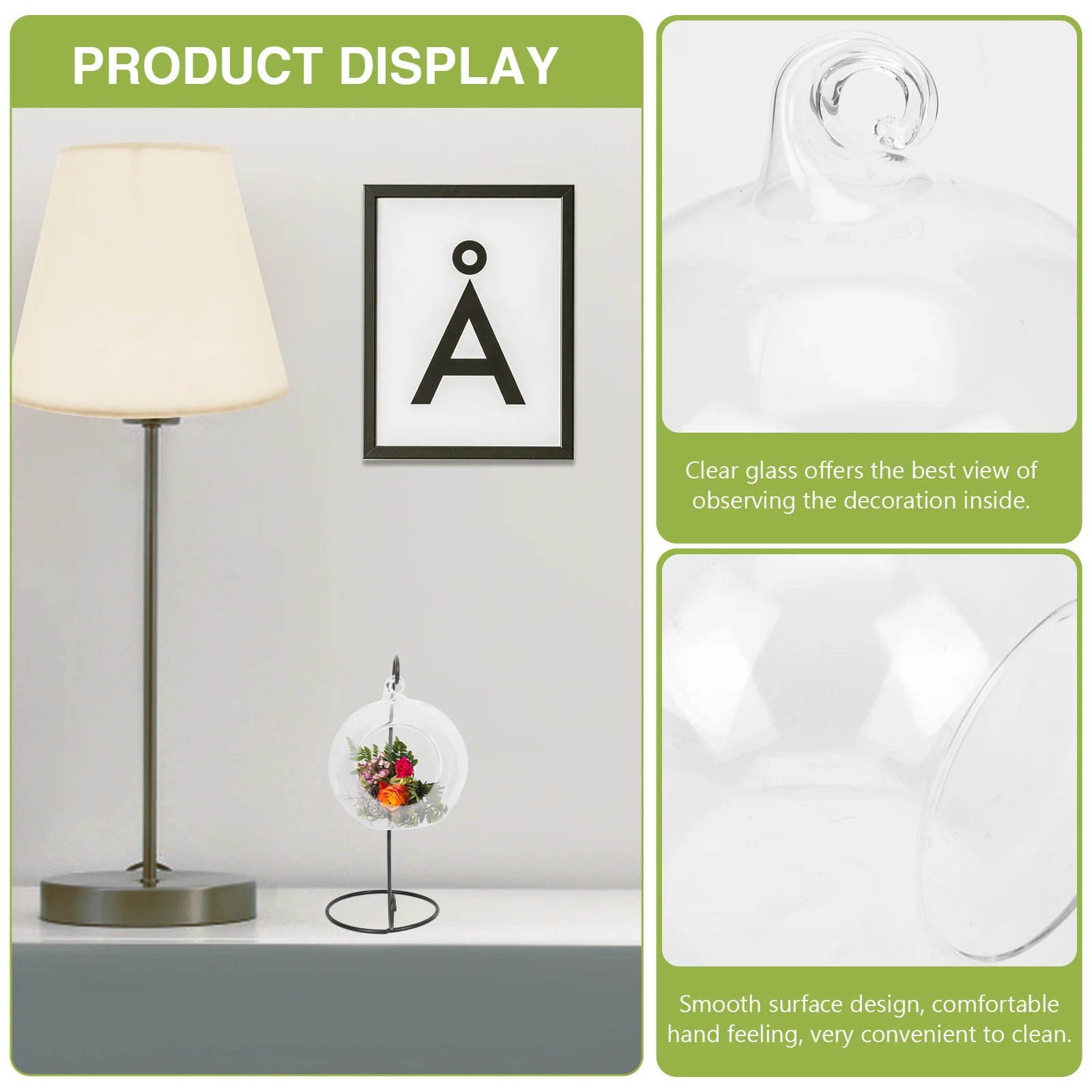 3Pcs Micro Landscape Bottle Glass Ball Vase Hanging Transparent Decorative Hanging Glass Terrarium for Home Decor Garden
3Pcs Micro Landscape Bottle Glass Ball Vase Hanging Transparent Decorative Hanging Glass Terrarium for Home Decor Garden