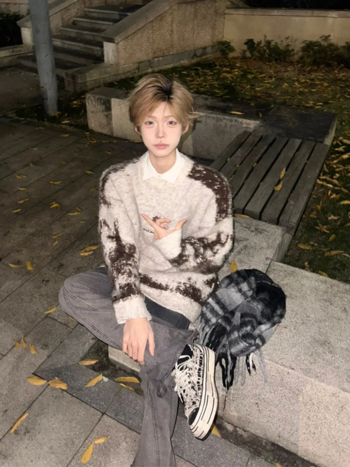 Мужской вязаный свитер с круглым вырезом, зимний, в американском уличном стиле, шерстяной, мягкий, уютный, повседневный, свободного кроя
Мужской вязаный свитер с круглым вырезом, зимний, в американском уличном стиле, шерстяной, мягкий, уютный, повседневный, свободного кроя