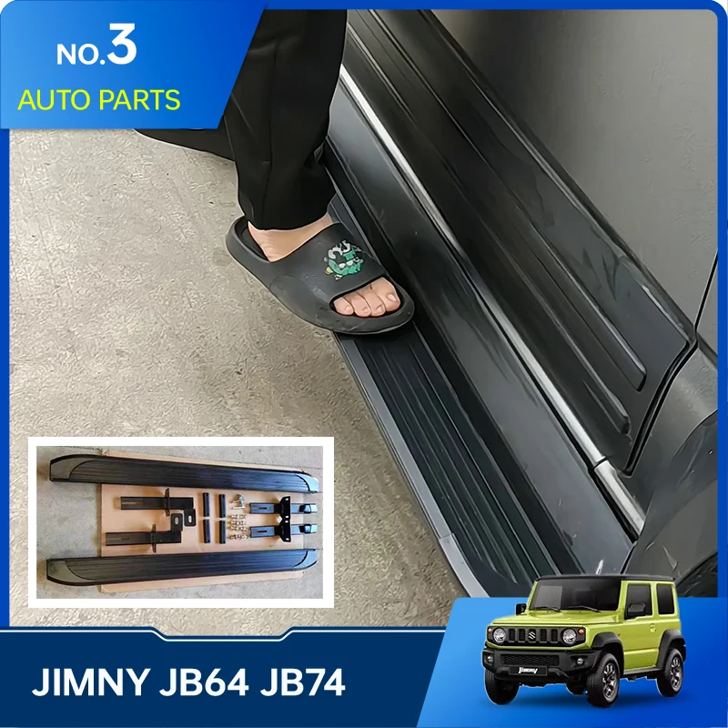 Боковая ступенчатая педаль из алюминиевого сплава, Подножка для Suzuki Jimny JB64 JB74W 2019-2023, обновленный внешний вид, «Новинка»
Боковая ступенчатая педаль из алюминиевого сплава, Подножка для Suzuki Jimny JB64 JB74W 2019-2023, обновленный внешний вид, «Новинка»