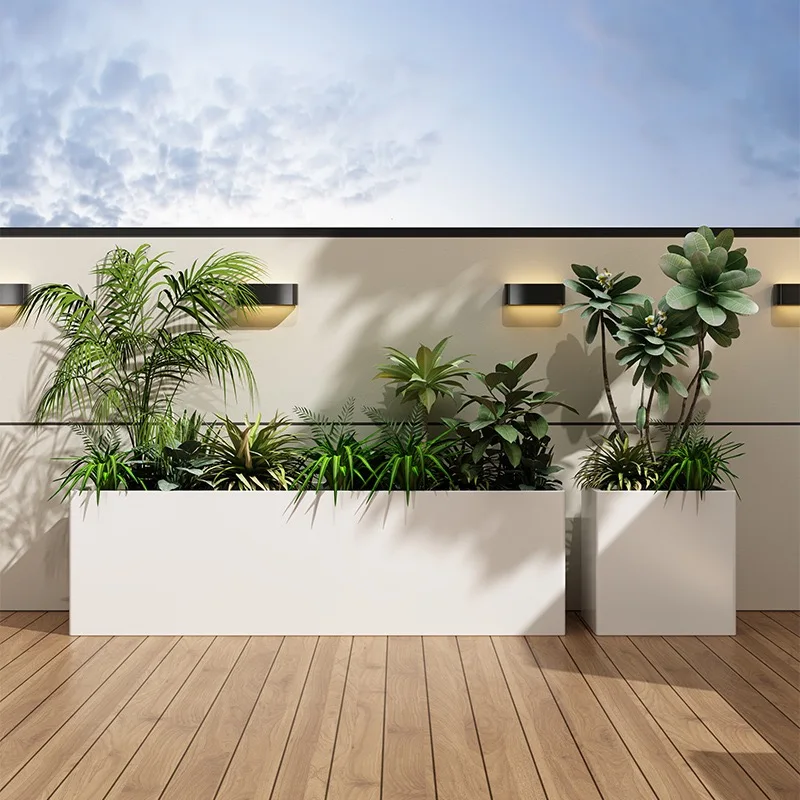 Outdoor Indoor Metal Planter Removable Insert Shelf Heavy Duty Steel Planter Rolling Flower Planter
Outdoor Indoor Metal Planter Removable Insert Shelf Heavy Duty Steel Planter Rolling Flower Planter