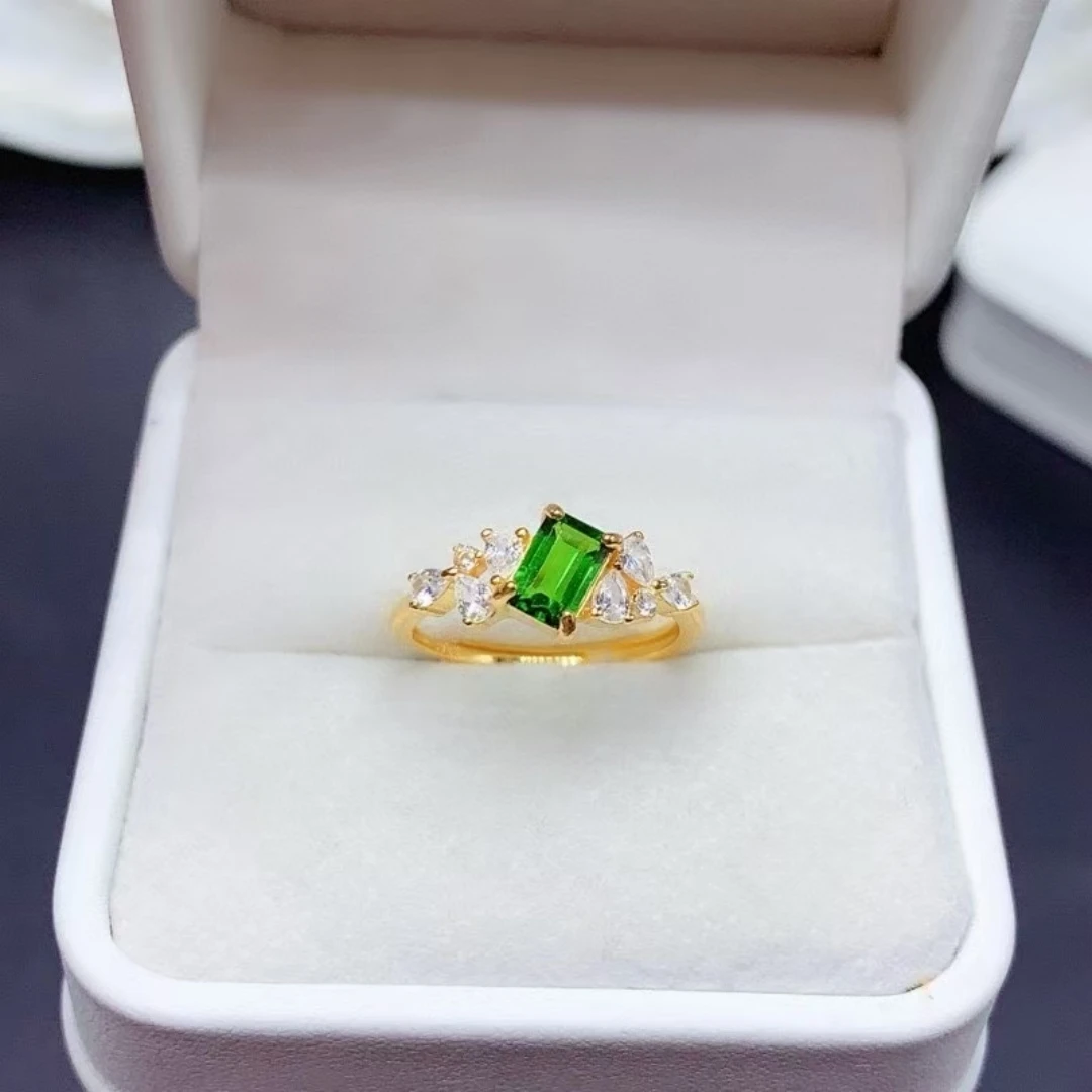 KJJEAXCMY Fine Jewelry Natural Diopside Women's Ring S925 Silver Electroplating Process Inlaid High Clarity Support Testing
KJJEAXCMY Fine Jewelry Natural Diopside Women's Ring S925 Silver Electroplating Process Inlaid High Clarity Support Testing