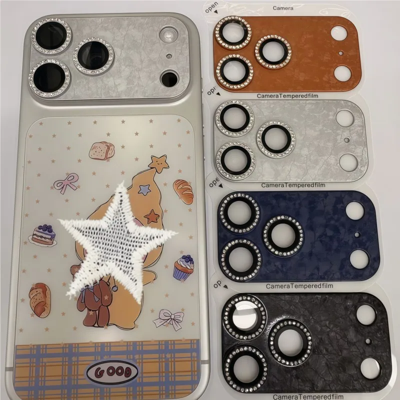 New Armor Ice Crystal Pattern Glitter Diamond Camera Lens Protector For iPhone 17 Pro Max Anti-scratch Lens Protective Sticker
New Armor Ice Crystal Pattern Glitter Diamond Camera Lens Protector For iPhone 17 Pro Max Anti-scratch Lens Protective Sticker