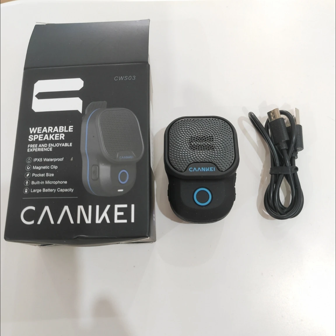 Clip-on Wearable Bluetooth Speakers,IPX7 Waterproof Portable Wireless Speaker,HD Stereo Sound,Long Battery Life,Hands Free Call
Clip-on Wearable Bluetooth Speakers,IPX7 Waterproof Portable Wireless Speaker,HD Stereo Sound,Long Battery Life,Hands Free Call