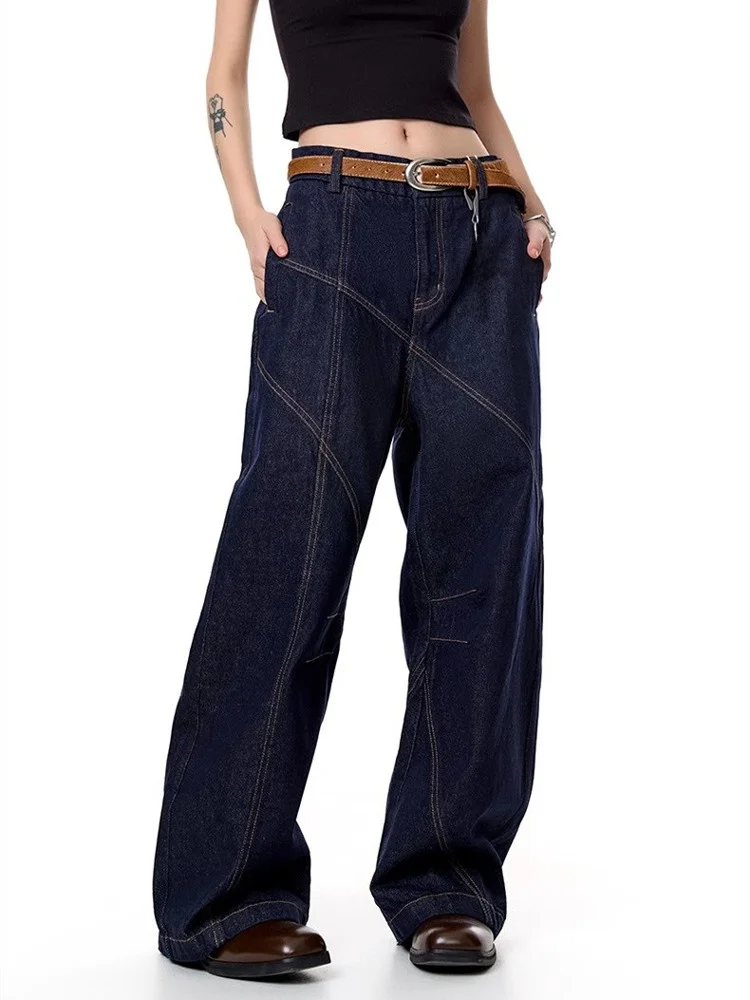 American Retro Tailoring Loose Wide Leg Jeans Denim Original Color Cleanfit Long Pants Cotton Blend Spring Season Casual Sle
American Retro Tailoring Loose Wide Leg Jeans Denim Original Color Cleanfit Long Pants Cotton Blend Spring Season Casual Sle
