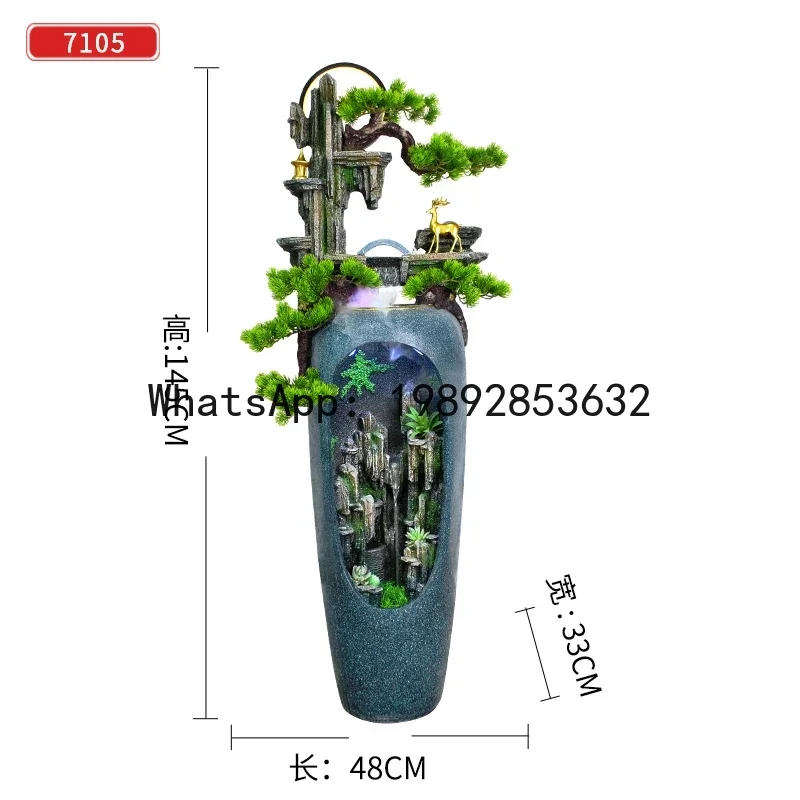 XX Chinese Style Flowing Water Wealth-Generating Home Decor Landscape Ornament Living Room Floor Fake Mountain Decoration Gift
XX Chinese Style Flowing Water Wealth-Generating Home Decor Landscape Ornament Living Room Floor Fake Mountain Decoration Gift