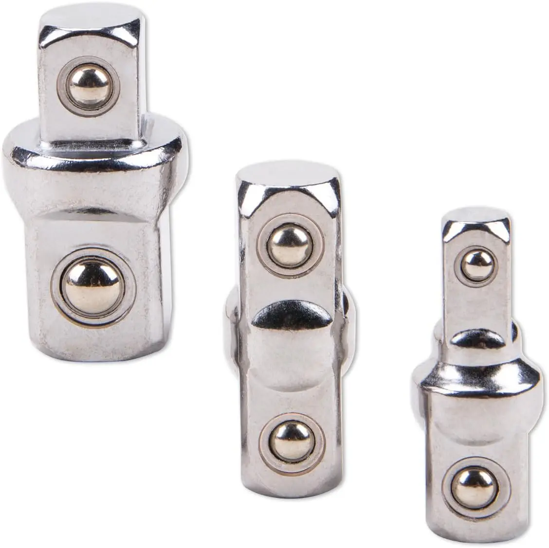 3pcs Double Head Square Drive Socket Adapter Converter 1/4 3/8 1/2 Inch Drive Ratchet Wrench Socket Adaptor Repair Hand Tool
3pcs Double Head Square Drive Socket Adapter Converter 1/4 3/8 1/2 Inch Drive Ratchet Wrench Socket Adaptor Repair Hand Tool