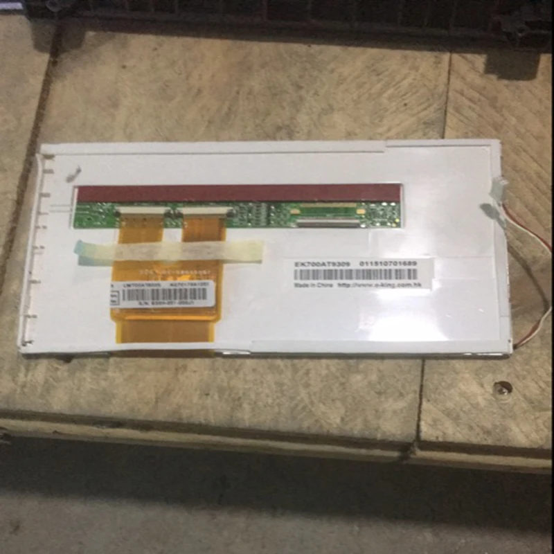 Original 7" inch EK700AT9309 LCD Display screen panel 800*480 for industrial equipment
Original 7" inch EK700AT9309 LCD Display screen panel 800*480 for industrial equipment