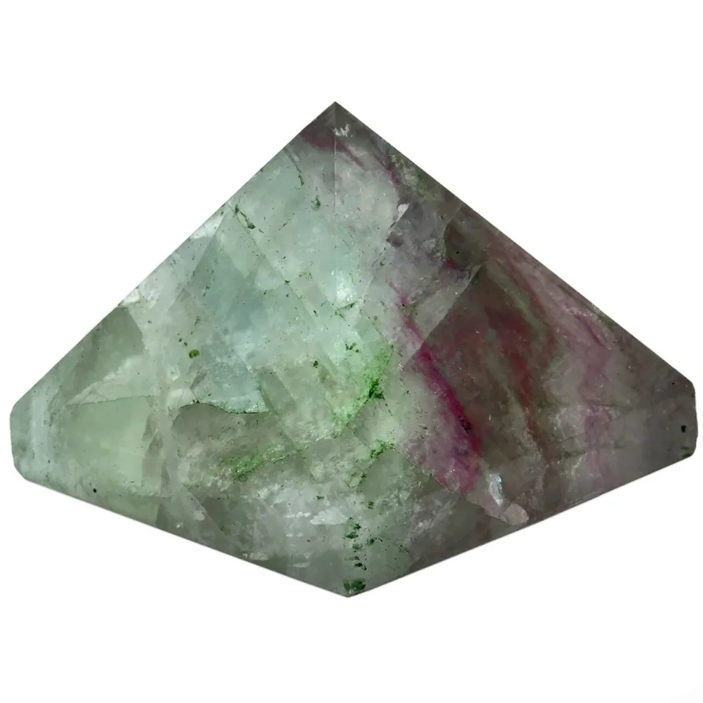 TUMBEELLUWA Colourful Natural Fluorite Quartz Stone Pyramid Healing Figurine Jewelry Decoration
TUMBEELLUWA Colourful Natural Fluorite Quartz Stone Pyramid Healing Figurine Jewelry Decoration
