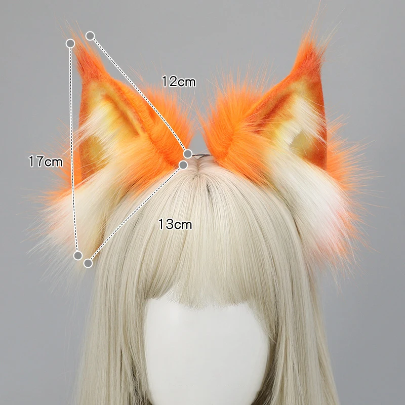 Faux Fur Ear Headband Hand-made Lolita Animal Beast Cosplay Hair Hoop Plush Hair Band Comic Exhibition Cosplay Props
Faux Fur Ear Headband Hand-made Lolita Animal Beast Cosplay Hair Hoop Plush Hair Band Comic Exhibition Cosplay Props
