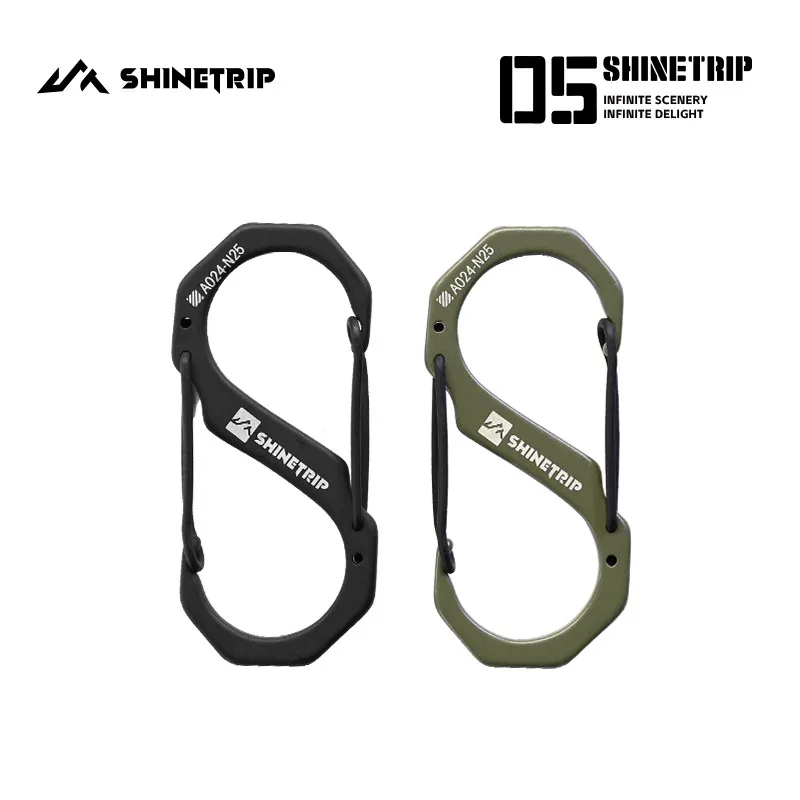 SHINETRIP Tactical Carabiner Keychain Dual Head Clasp Outdoor Camping Hiking Backpack Clip Emergency Tool Portable Gear
SHINETRIP Tactical Carabiner Keychain Dual Head Clasp Outdoor Camping Hiking Backpack Clip Emergency Tool Portable Gear