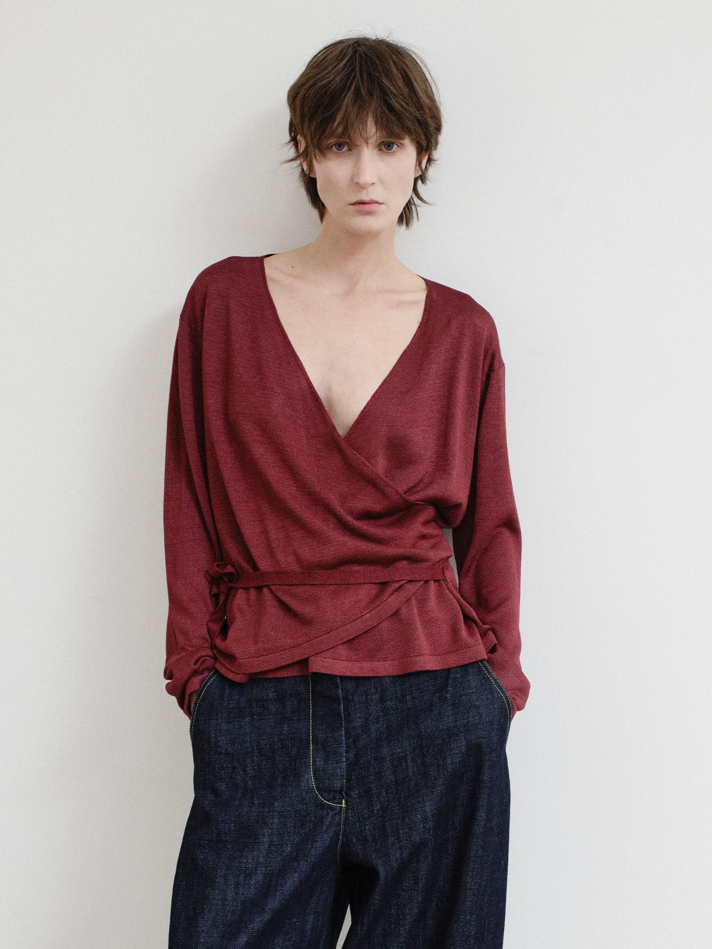 Silk V-Neck Loose Knitted Open Cardigan Pure Color Outerwear with Belt Spring New Style Casual Comfortable Soft Silk Women's ...
Silk V-Neck Loose Knitted Open Cardigan Pure Color Outerwear with Belt Spring New Style Casual Comfortable Soft Silk Women's ...