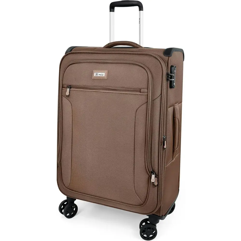 Expandable 20% 26 Inch Spinner Luggage with TSA Lock and Double Spinner Wheels in Charcoal Material
Expandable 20% 26 Inch Spinner Luggage with TSA Lock and Double Spinner Wheels in Charcoal Material