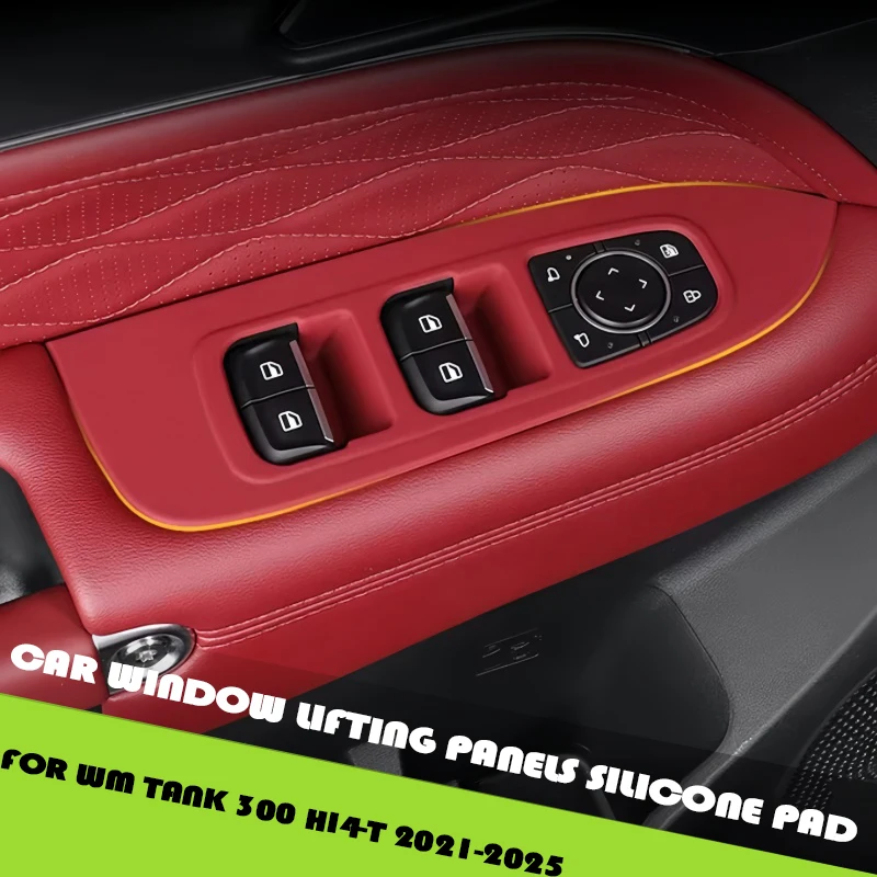 Car Window Lifting Panels Silicone Protection Pad Fit for GWM Tank 300 HI4-T 2021-2025 Modified Car Interior Upgrade Parts
Car Window Lifting Panels Silicone Protection Pad Fit for GWM Tank 300 HI4-T 2021-2025 Modified Car Interior Upgrade Parts