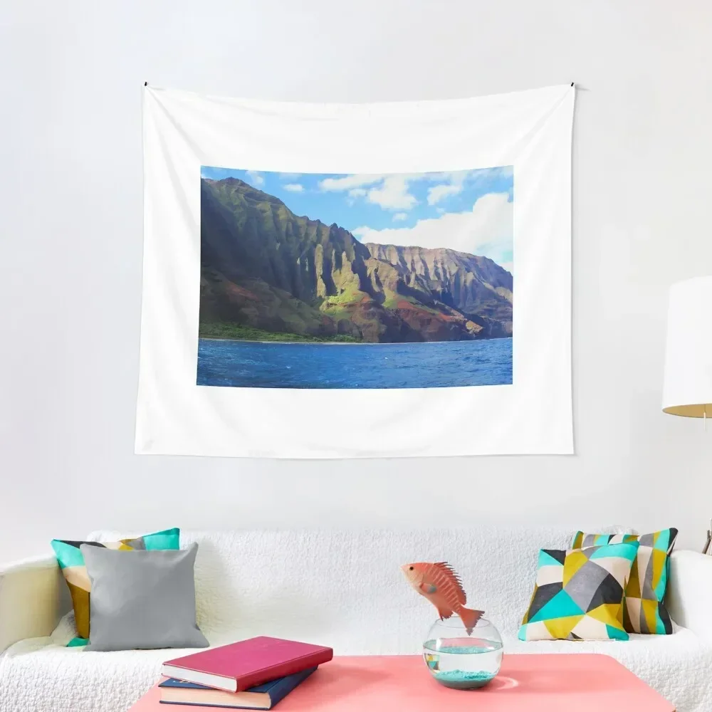 Blue Pacific and Rugged Na Pali Coastline of Kauai Hawaii Tapestry Home Decorating Tapete For The Wall Tapestry
Blue Pacific and Rugged Na Pali Coastline of Kauai Hawaii Tapestry Home Decorating Tapete For The Wall Tapestry