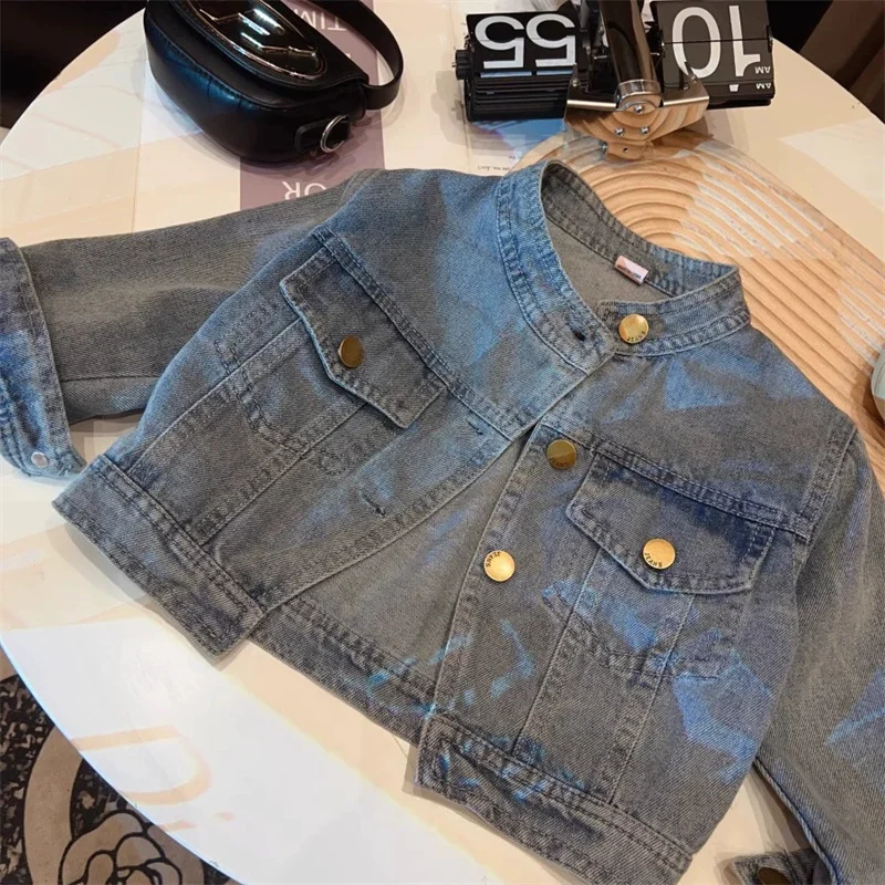 2-8Years Girls Denim Jacket Spring Short Coat Children's Fashion Biker Outwears Baby Casual Long-Sleeved Top Autumn Kid Clothing
2-8Years Girls Denim Jacket Spring Short Coat Children's Fashion Biker Outwears Baby Casual Long-Sleeved Top Autumn Kid Clothing