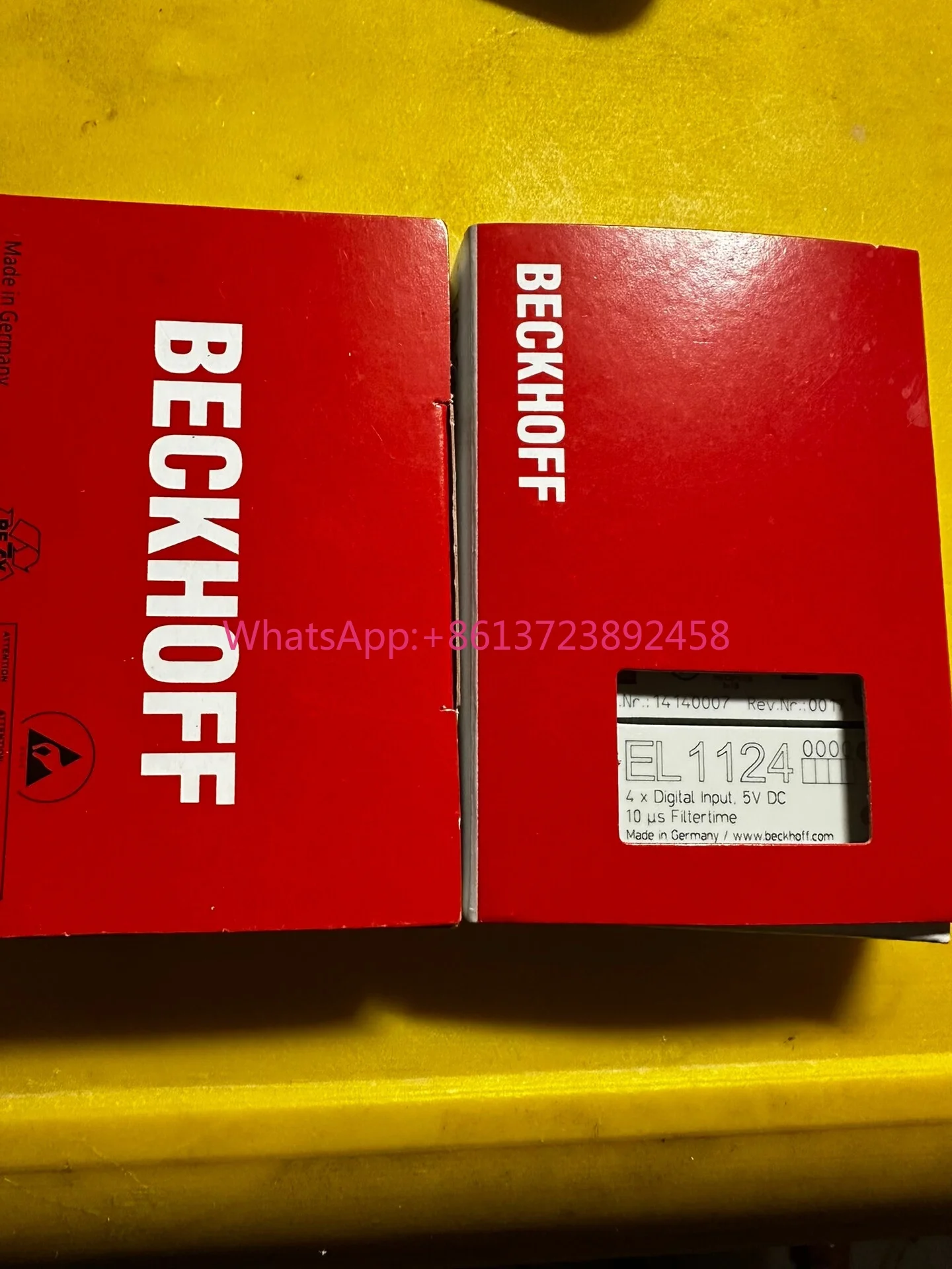 Beckhoff EL1124 module is brand new and original and of high quality
Beckhoff EL1124 module is brand new and original and of high quality