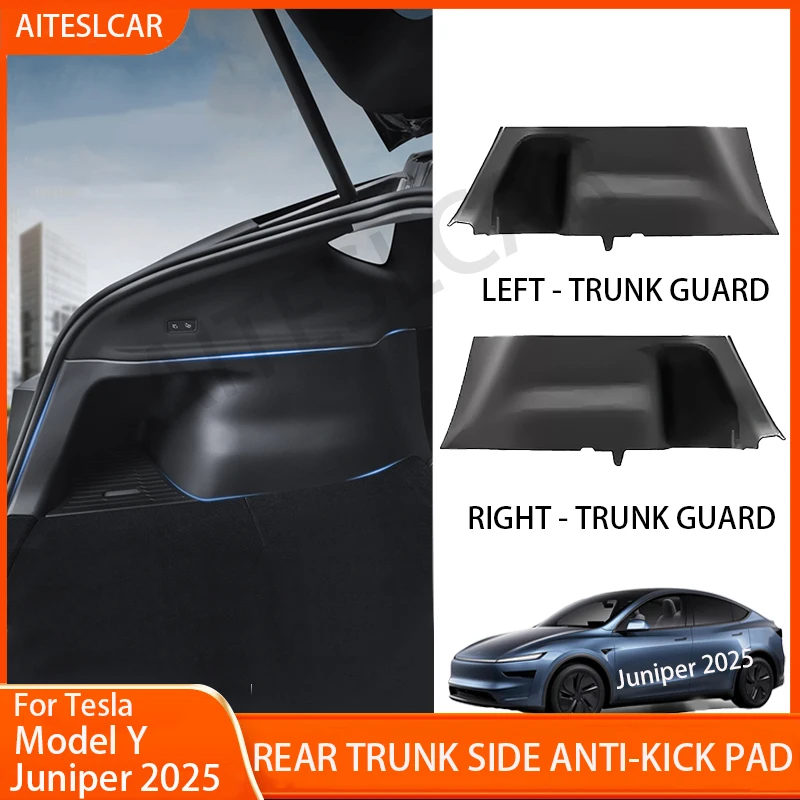 Для Tesla Model Y Juniper/Launch 2025 задняя боковая противоударная накладка на багажник с полным покрытием, комплект защиты автомобиля, аксессуары для защиты от грязи
Для Tesla Model Y Juniper/Launch 2025 задняя боковая противоударная накладка на багажник с полным покрытием, комплект защиты автомобиля, аксессуары для защиты от грязи
