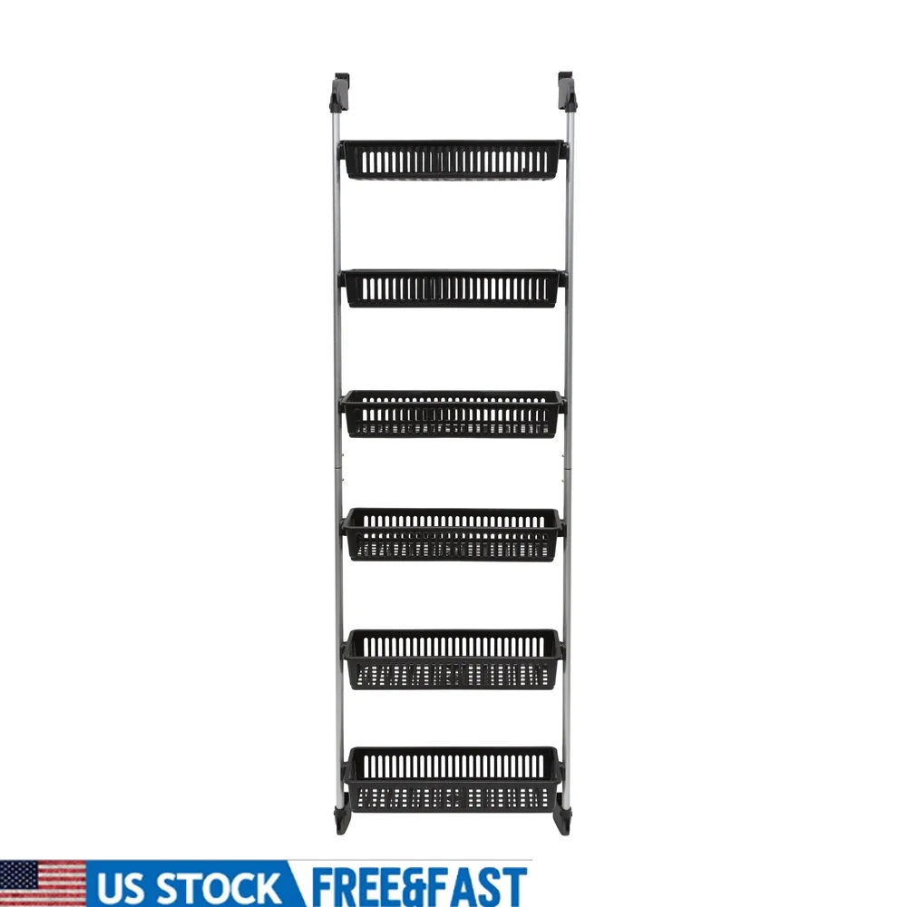 Over The Door 6 Tier Basket Organizer Sturdy Steel Frame Storage Unit Ideal For Bathroom Pantry Closet Office Use
Over The Door 6 Tier Basket Organizer Sturdy Steel Frame Storage Unit Ideal For Bathroom Pantry Closet Office Use