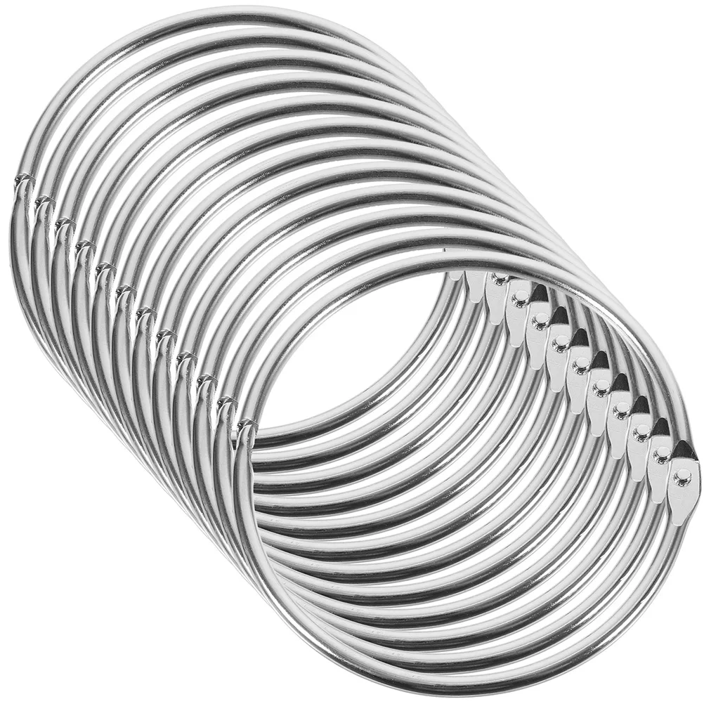 12Pcs Book Binder Rings Metal Split Circle Clips for DIY Scrapbook Notepad Photo Album Loose Leaf Organizer Key Ring Craft
12Pcs Book Binder Rings Metal Split Circle Clips for DIY Scrapbook Notepad Photo Album Loose Leaf Organizer Key Ring Craft
