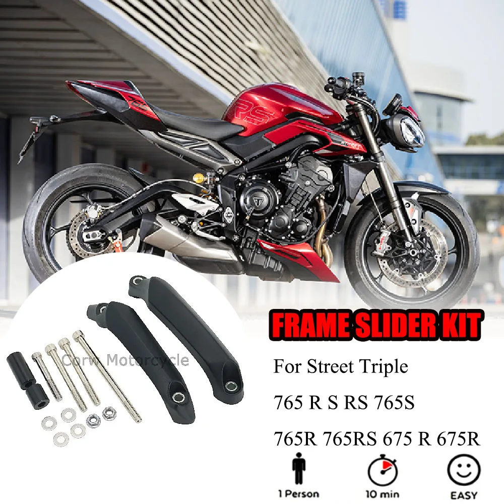 NewMotorcycle Engine Guard Crash Frame Slider Falling Protector Cover KitFor Street Triple 765 R S RS 765S 765R 765RS 675 R 675R
NewMotorcycle Engine Guard Crash Frame Slider Falling Protector Cover KitFor Street Triple 765 R S RS 765S 765R 765RS 675 R 675R