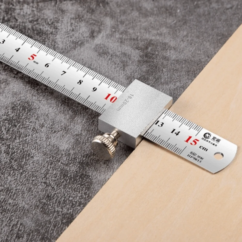 Metal Carpenter Woodworking Steel Ruler Corrosion Resistant Heavy Duty Straight Ruler Gauge Accurate Measurement Clear Scale
Metal Carpenter Woodworking Steel Ruler Corrosion Resistant Heavy Duty Straight Ruler Gauge Accurate Measurement Clear Scale