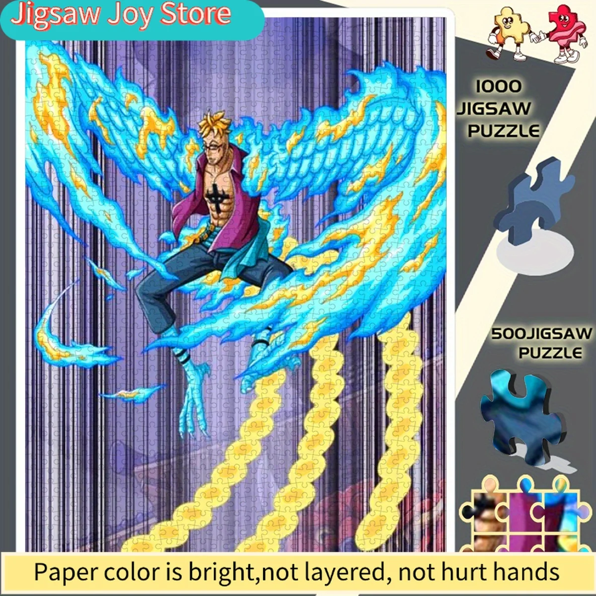 Anime-Style Dragon & Ninja Action Jigsaw Puzzle - Challenging Large-Scale Jigsaw with Vibrant Colors, Interlocking Pieces, St
Anime-Style Dragon & Ninja Action Jigsaw Puzzle - Challenging Large-Scale Jigsaw with Vibrant Colors, Interlocking Pieces, St