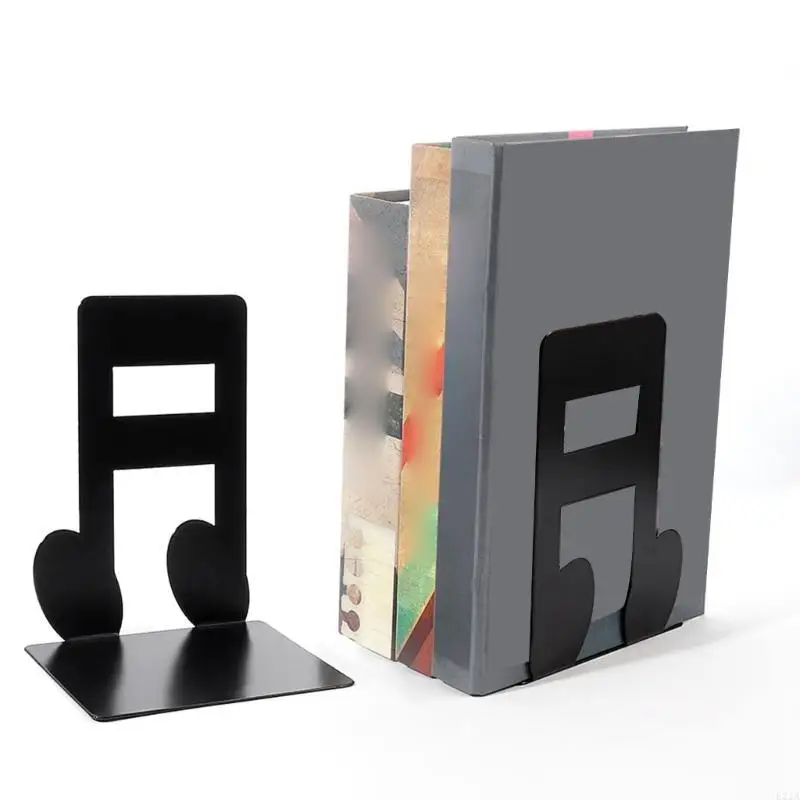 2Pcs/Set Simple Black Metal Bookends Creative Musical Note Shaped Bookend for Home Office Study Decoration Schoolroom Supplies
2Pcs/Set Simple Black Metal Bookends Creative Musical Note Shaped Bookend for Home Office Study Decoration Schoolroom Supplies
