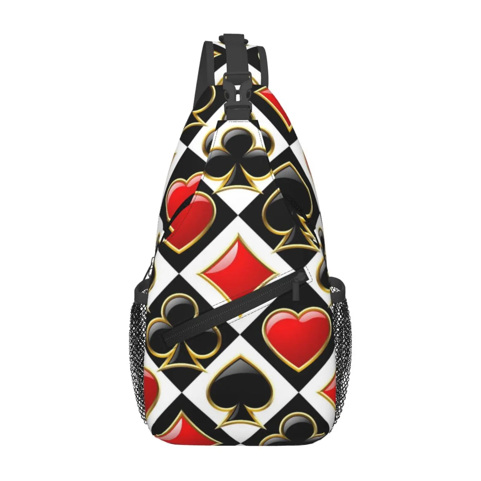 Golden Alice in Wonderland Poker Red Black Print Sling Chest Crossbody Bag Men Casual Shoulder Backpack for Travel Cycling
Golden Alice in Wonderland Poker Red Black Print Sling Chest Crossbody Bag Men Casual Shoulder Backpack for Travel Cycling