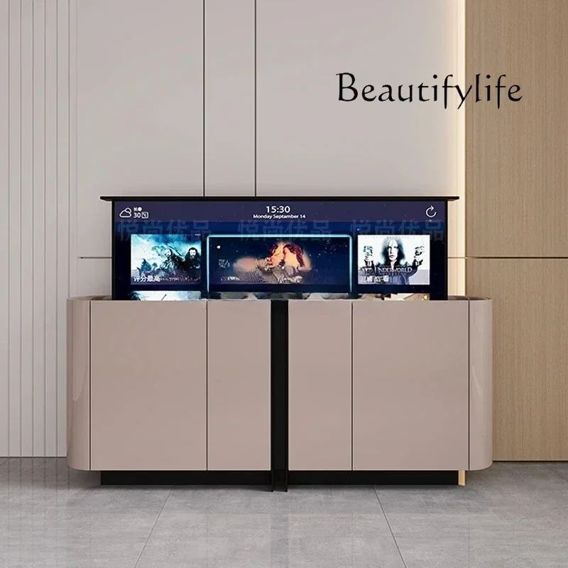 S Italian Light Luxury 55-65-75 Inch Hidden Electric Remote Control Lift Modern Simple Integrated TV Cabinet
S Italian Light Luxury 55-65-75 Inch Hidden Electric Remote Control Lift Modern Simple Integrated TV Cabinet