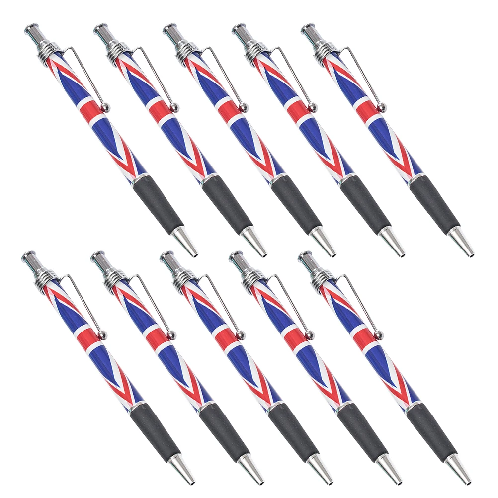 10pcs Ballpoint Pen Smooth Smooth Writing Pen Office School Use British Flag Writing Ink Plastic Barrel
10pcs Ballpoint Pen Smooth Smooth Writing Pen Office School Use British Flag Writing Ink Plastic Barrel
