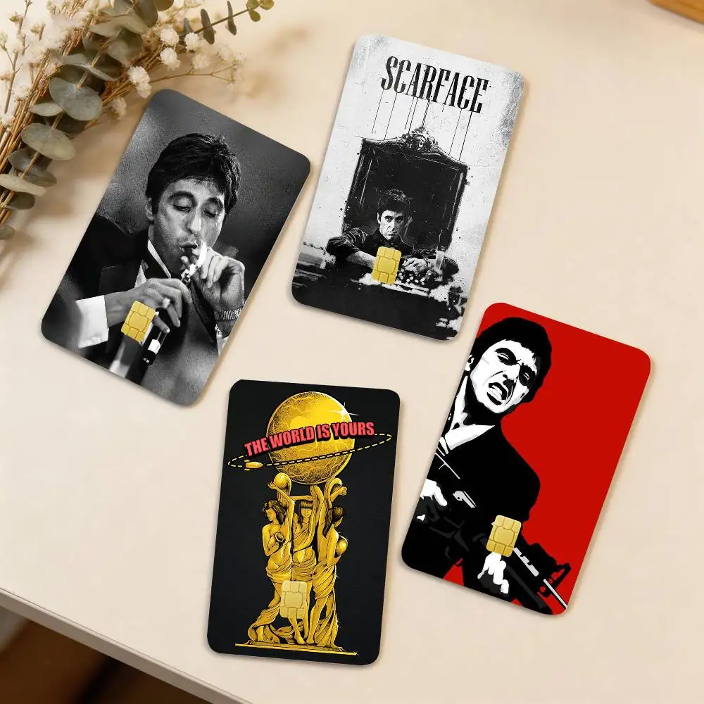 Classic Crime Movie S-Scarface 4pcs 1Set Laser Holographic Sticker Skin Cover for Credit Bank Debit Card
Classic Crime Movie S-Scarface 4pcs 1Set Laser Holographic Sticker Skin Cover for Credit Bank Debit Card