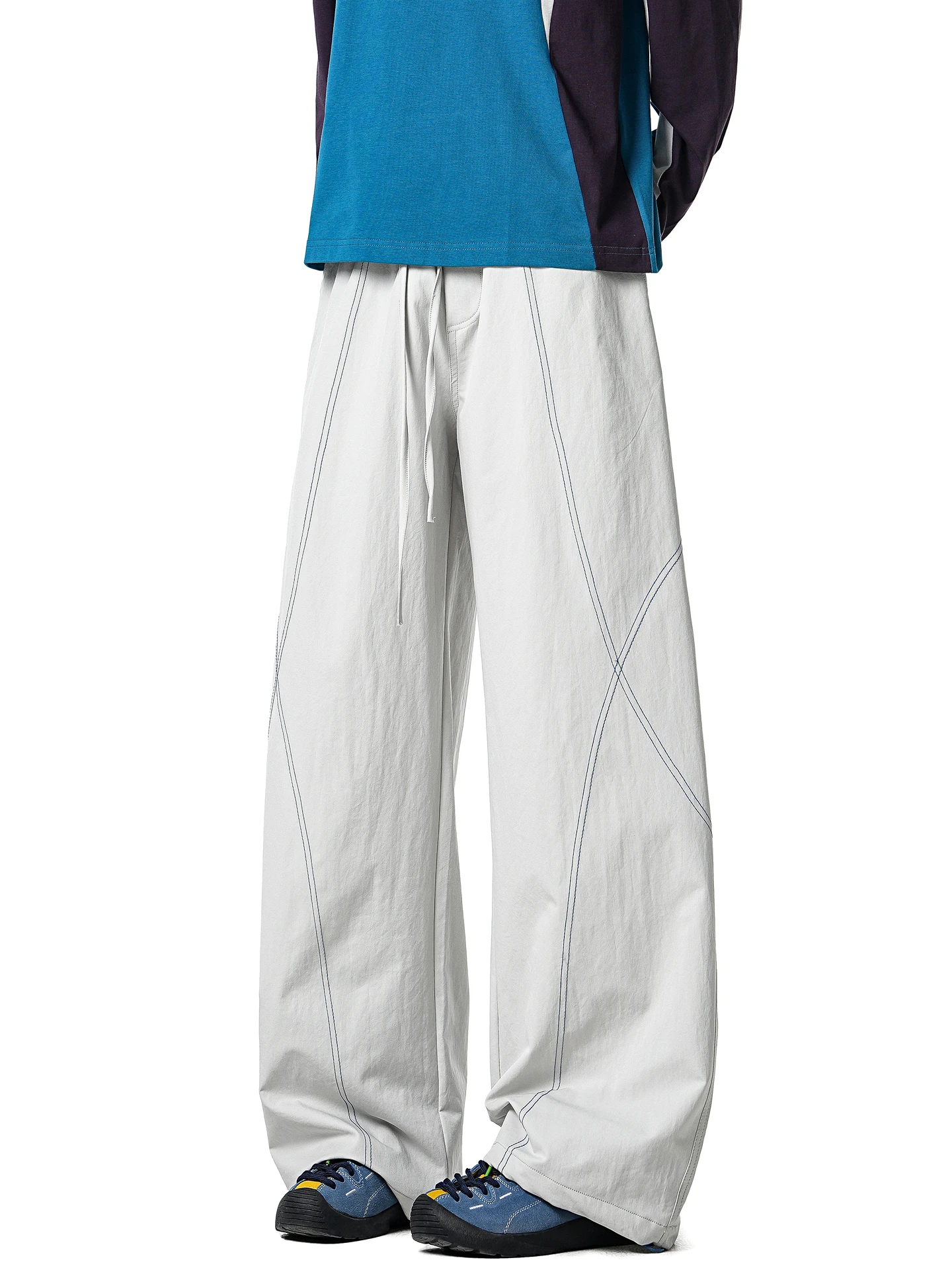 American Color Blo Contrast Stitching Loose Casual Pants Men Women Vintage Brand Wide Leg Versatile Comfortable Long Trousers
American Color Blo Contrast Stitching Loose Casual Pants Men Women Vintage Brand Wide Leg Versatile Comfortable Long Trousers