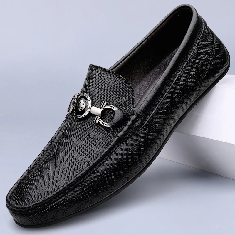 Classic Brand Men's Genuine Leather Shoes Anti Slip Soft Soles Loafers Versatile Office Men's Casual Shoes Free Delivery
Classic Brand Men's Genuine Leather Shoes Anti Slip Soft Soles Loafers Versatile Office Men's Casual Shoes Free Delivery