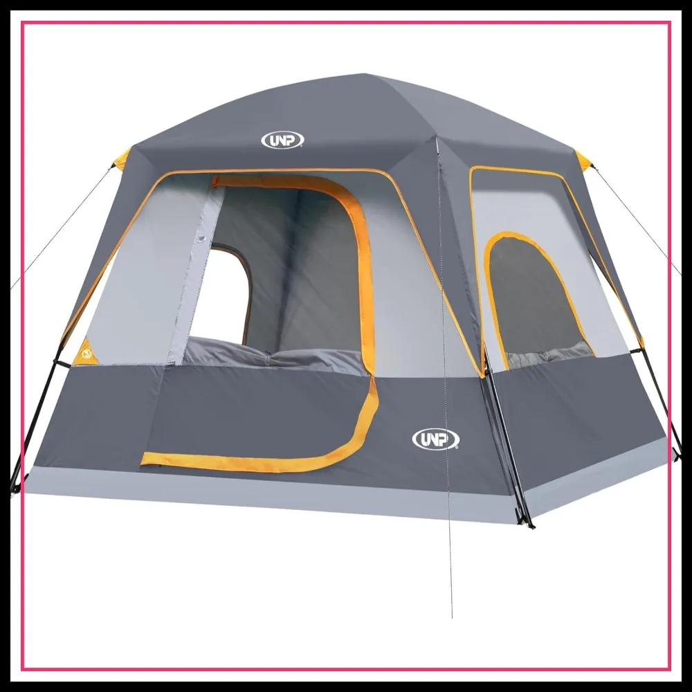 UNP 2/4/6/8 Person Tent, Portable Cabin Tent, Easy Set Up, Waterproof with Rainfly for Camping Hiking
UNP 2/4/6/8 Person Tent, Portable Cabin Tent, Easy Set Up, Waterproof with Rainfly for Camping Hiking