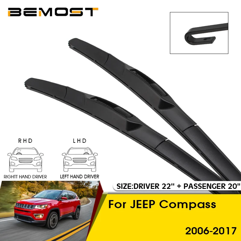 Car Wiper Blades For Jeep Compass 2006-2017 Windshield Windscreen Front Window Blades 22"+20" Car Accessories
Car Wiper Blades For Jeep Compass 2006-2017 Windshield Windscreen Front Window Blades 22"+20" Car Accessories
