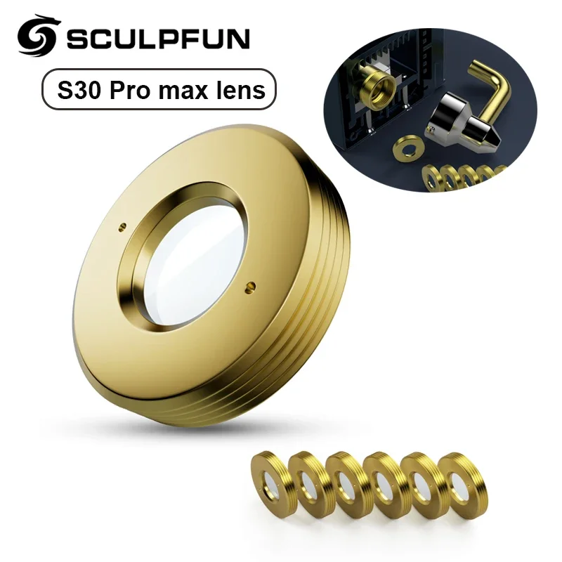 SCULPFUN 6PCS Standard Lens for S30 Pro Max /Ultra-22W/33W Laser Len Reinforced Surface Anti-oil & Anti-smoke HighTransparent
SCULPFUN 6PCS Standard Lens for S30 Pro Max /Ultra-22W/33W Laser Len Reinforced Surface Anti-oil & Anti-smoke HighTransparent