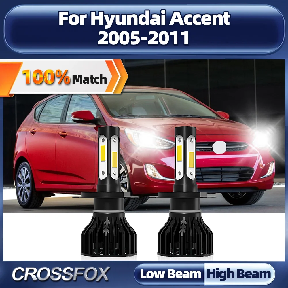 20000LM Car Lights 120W LED Headlamps Bulbs 12V Canbus Error Free Auto Lamps For Hyundai Accent 2005-2007 2008 2009 2010 2011
20000LM Car Lights 120W LED Headlamps Bulbs 12V Canbus Error Free Auto Lamps For Hyundai Accent 2005-2007 2008 2009 2010 2011
