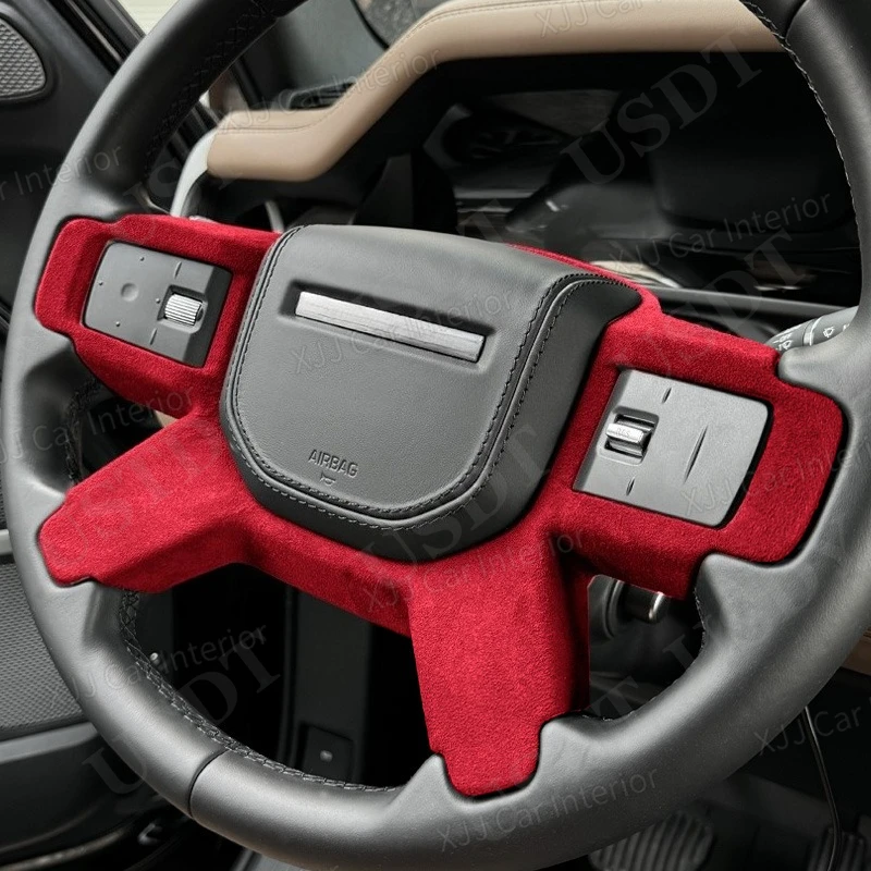 For Land Rover Defender 90 110 2020 - 2025 Top Suede Car Steering Wheel Frame Cover Mat Front Emblem Badge Logo Sticker
For Land Rover Defender 90 110 2020 - 2025 Top Suede Car Steering Wheel Frame Cover Mat Front Emblem Badge Logo Sticker