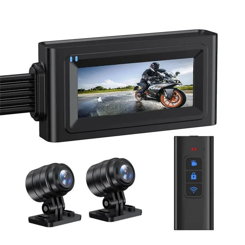 A65P-Motorcycle 3.16 Inch Driving Recorder Touch Screen Front &Rear Camera Recorder With Memory Card
A65P-Motorcycle 3.16 Inch Driving Recorder Touch Screen Front &Rear Camera Recorder With Memory Card