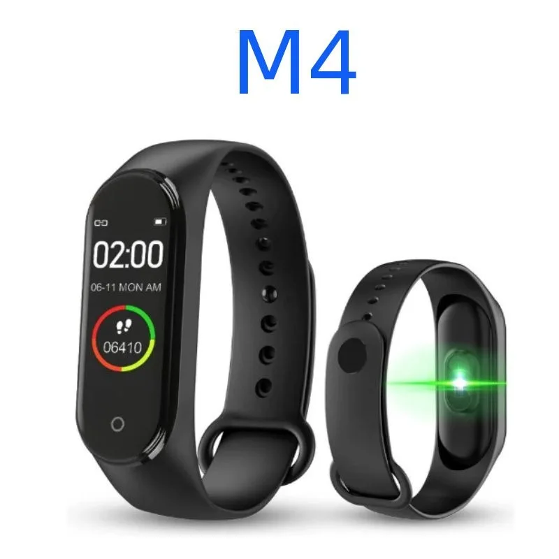 Bluetooth Exercise Step Counting, Information Reminder, Alarm Clock, Heart Rate, Sleep Health Monitoring, Gift M4 Smart Bracelet
Bluetooth Exercise Step Counting, Information Reminder, Alarm Clock, Heart Rate, Sleep Health Monitoring, Gift M4 Smart Bracelet