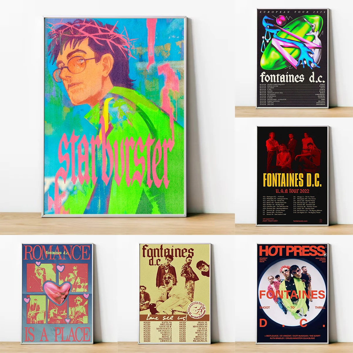 Band F-Fontaines D C Romance Poster Art Wall Decor Room Aesthetic For Home Decorations Bedroom Decoration Decorative Paintings
Band F-Fontaines D C Romance Poster Art Wall Decor Room Aesthetic For Home Decorations Bedroom Decoration Decorative Paintings