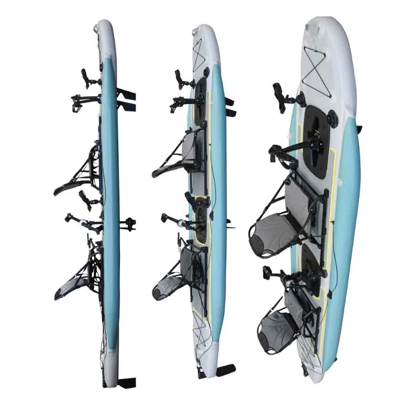 Inflatable Pedal Kayak 2 Person Sit on Top 12 FT New Design High Quality PVC Material with Rudder System for Sale
Inflatable Pedal Kayak 2 Person Sit on Top 12 FT New Design High Quality PVC Material with Rudder System for Sale