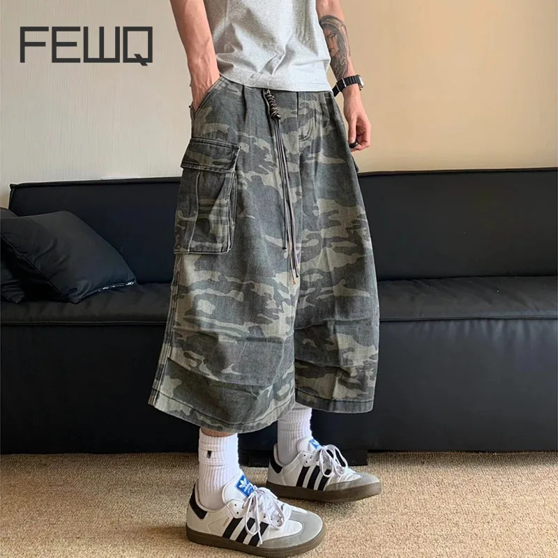 FEWQ Men's Denim Shorts American Camouflage Workwear Thin Trendy Loose Straight Casual 2024 Contrast Color Trousers 24E1043
FEWQ Men's Denim Shorts American Camouflage Workwear Thin Trendy Loose Straight Casual 2024 Contrast Color Trousers 24E1043