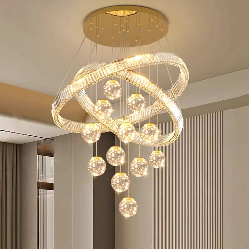 Modern Crystal stair chandelier lights indoor lighting Ceiling lamp hanging light led Chandeliers for living room indoor lightin
Modern Crystal stair chandelier lights indoor lighting Ceiling lamp hanging light led Chandeliers for living room indoor lightin