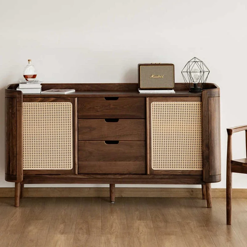 Nordic Style Solid Wood Rattan Sideboard Cabinet Japanese Retro Sliding Door Storage Entrance Cabinet
Nordic Style Solid Wood Rattan Sideboard Cabinet Japanese Retro Sliding Door Storage Entrance Cabinet